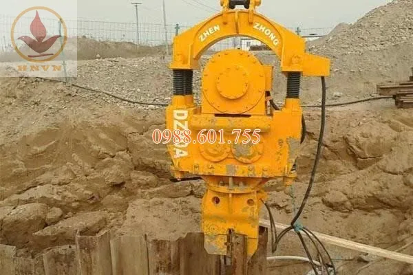 Búa rung điện ZhenZhong – Giải pháp đóng cọc, nhổ cọc hiệu quả cho công trình nền móng